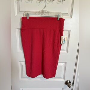 Lularoe pink Cassie pencil skirt size large